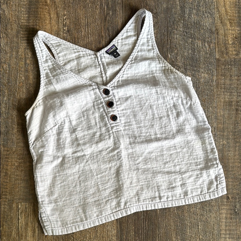 Patagonia boxy periwinkle top